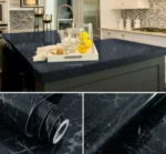 self-adhesive-black-marble-sheet-sticker-for-kitchen-cupboard-wall-anti-oil-and-heat-resistant-wallpaper-60200 – 5
