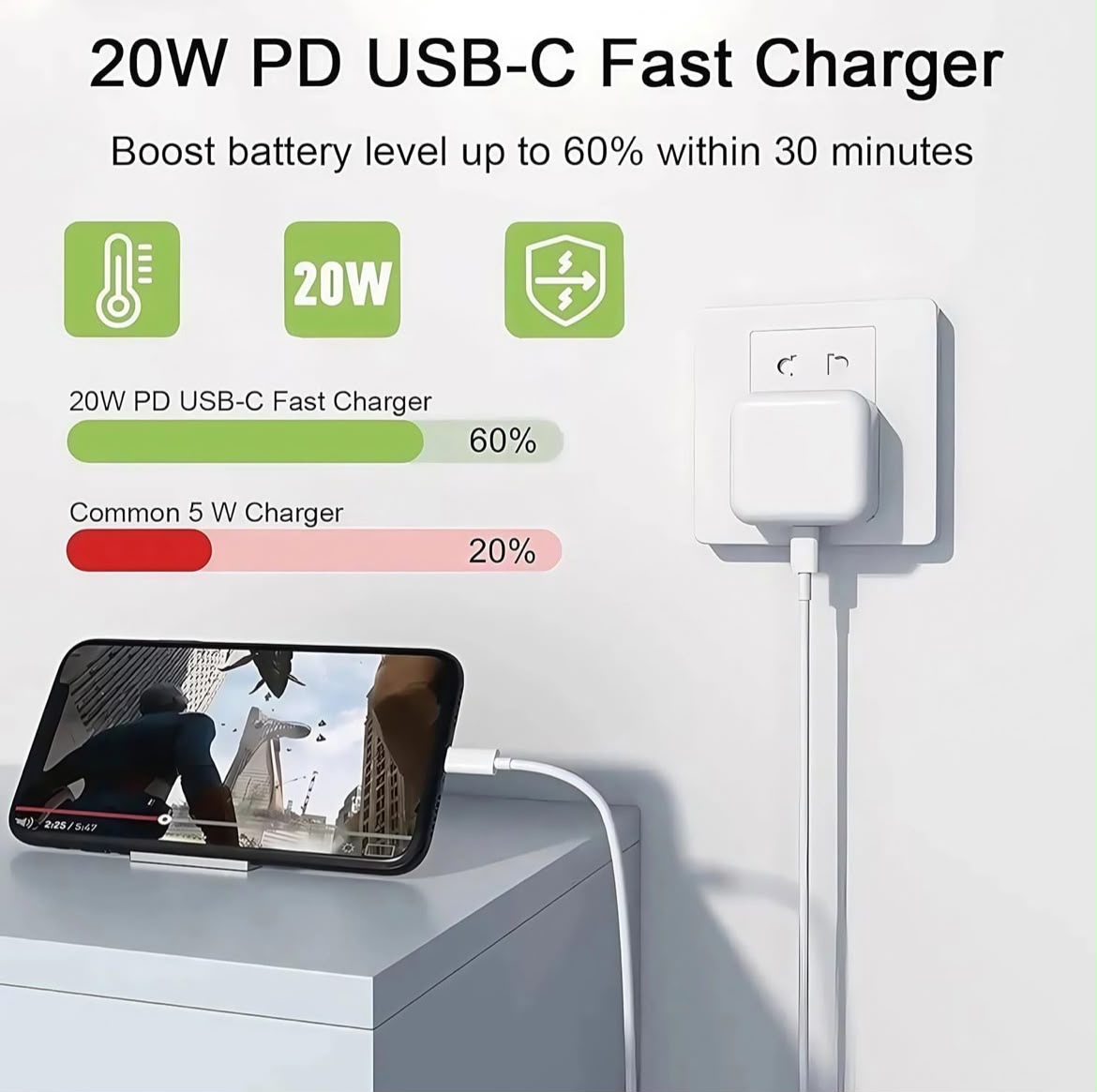 Apple 20W USB-C Power Adapter Apple 20W USB-C Power Adapter